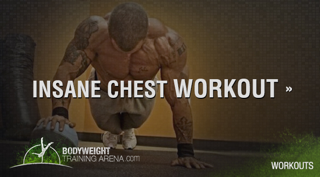 Calisthenics Workout for Insane Chest - Bodyweight Training Arena