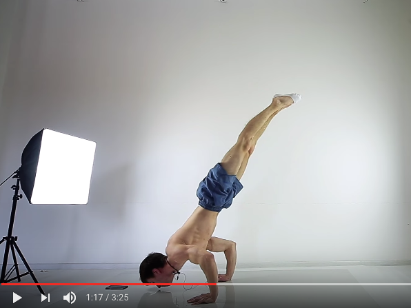 CLASS101+  A handstand push-up project, an action that everyone dreams of  at least once