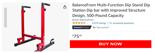 Balance form Multifunction dip stand
