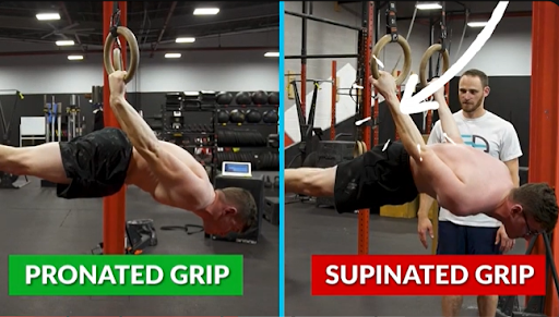 Consider Pronated Grip Over Supinated Grip