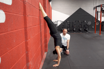 Reverse Planche at wall