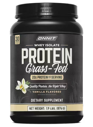 Onnit Grass Fed Whey Isolate Protein 
