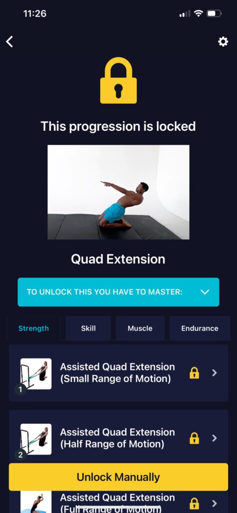 quad extensions advanced calisthenics leg exercises