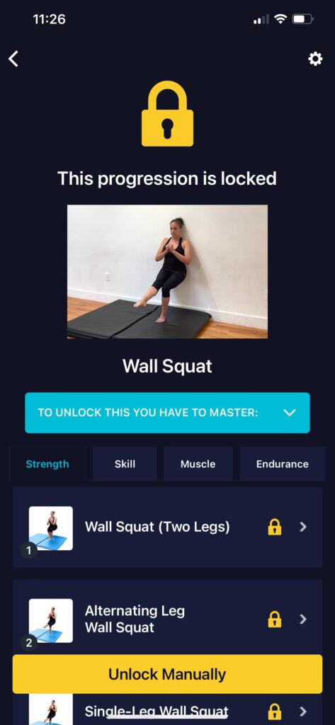 wall squat advanced calisthenics leg exercises
