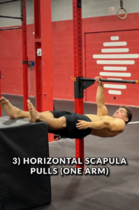 Horiziontal Scapula Pulls (One Arm)