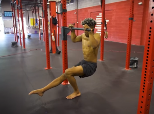 Single-Leg Assisted Bar Muscle-Up